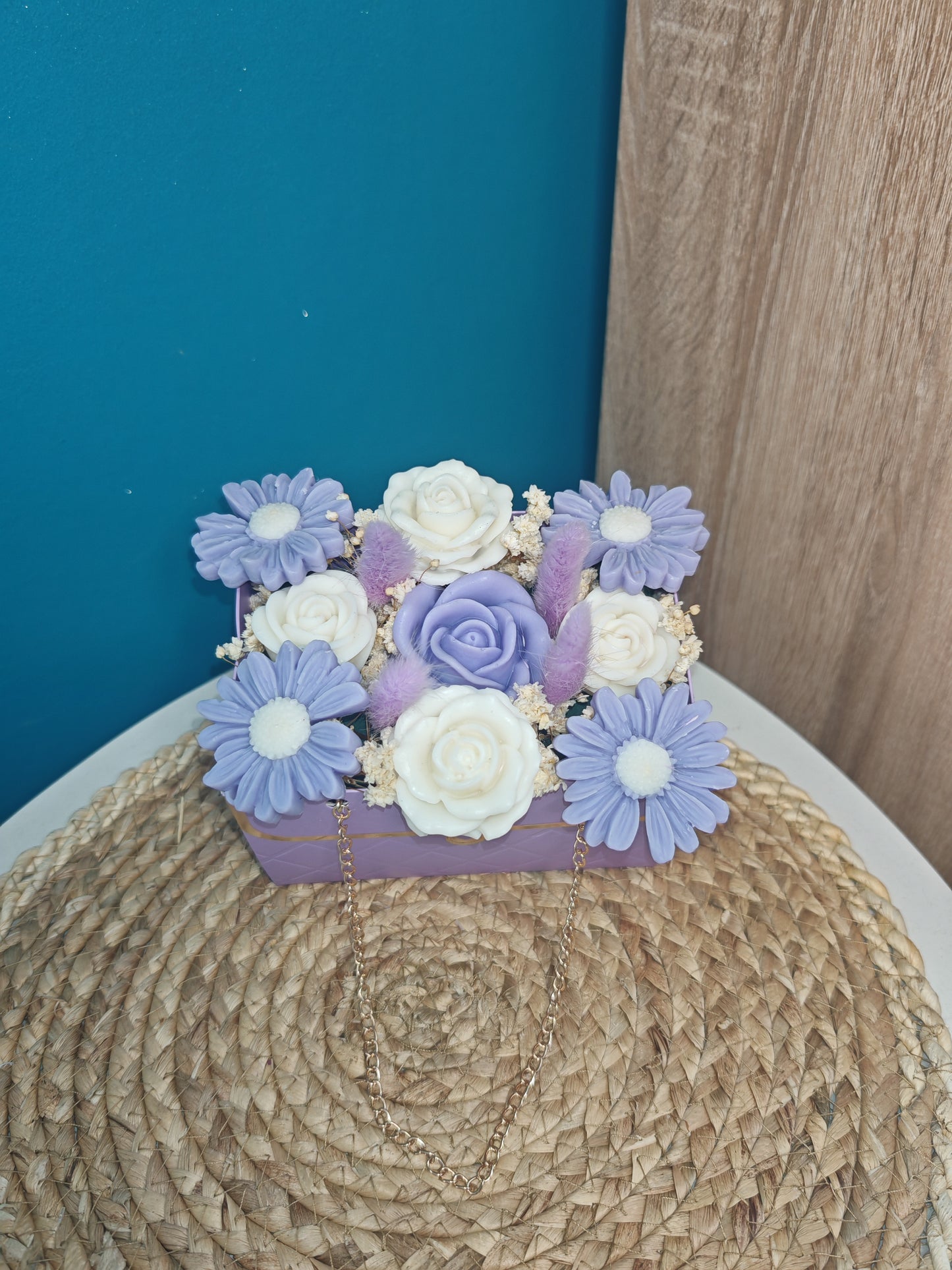 Fondant bouquet éternelle "Violette"
