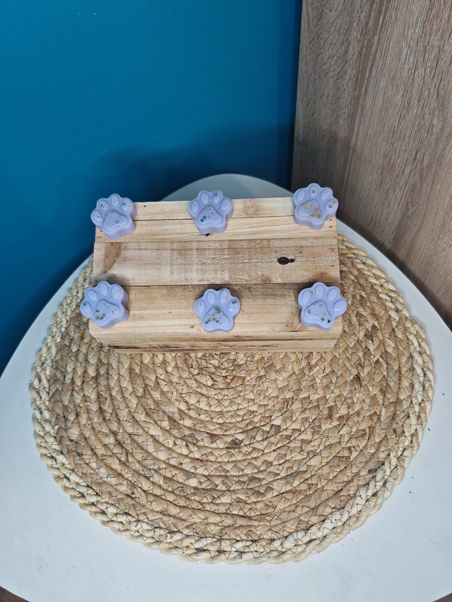 Fondant patte de chien "violette"