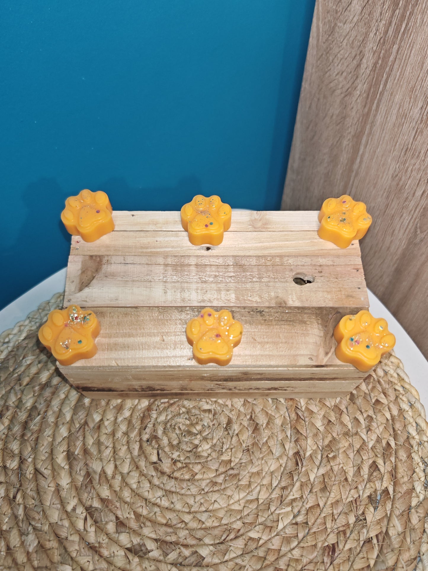 Fondant patte de chien "nectar d'abricot"