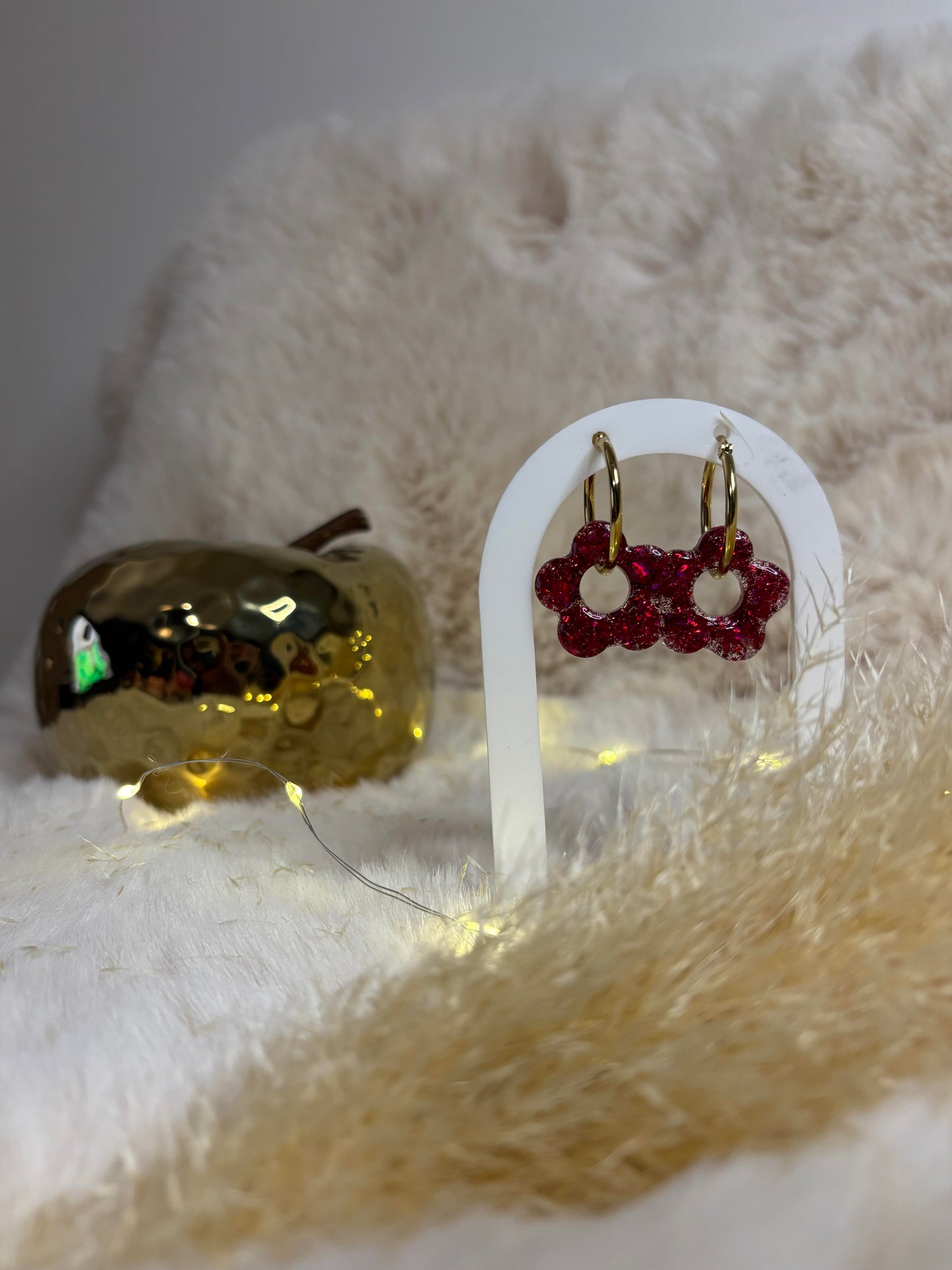 Boucle d'oreilles Pampilles pailletées